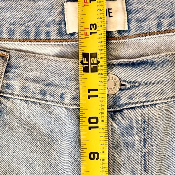 NWT AGOLDE Women’s Austin Mid Rise Slim in Lost 28” Inseam 100%‎ Cotton Size 32 - Picture 7 of 13